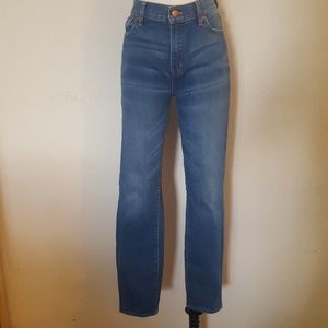 J Crew Factory | Toothpick Denim | 28 | Med Wash